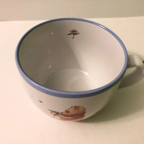 Vintage Winnie The Pooh Large Soup  Mug Simply Pooh Disney Coffee Cup - Picture 4 of 13